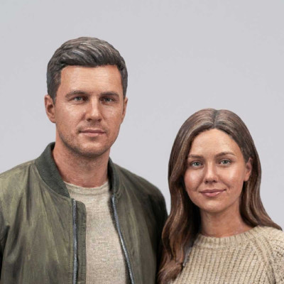Figura 3D Personalizada para Parejas - Réplicas 3D
