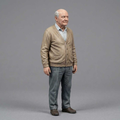 Figura 3D Personalizada desde Foto para el Abuelo - Réplicas 3D