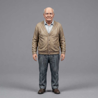Figura 3D de los Abuelos desde tu Foto | Replicas3D