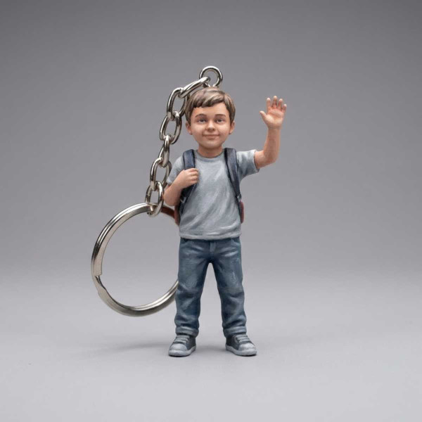 Llavero 3D Personalizado desde Tu Foto para Niños Acabado Realista