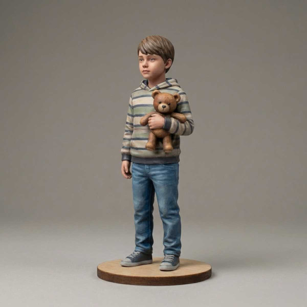 Figura 3D Personalizada desde Foto para Hermanos