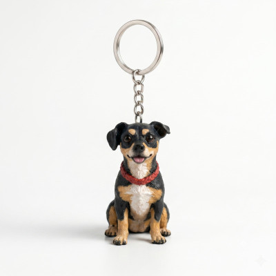 Llavero 3D Mascota Personalizado Pintado a Mano - Replicas3D