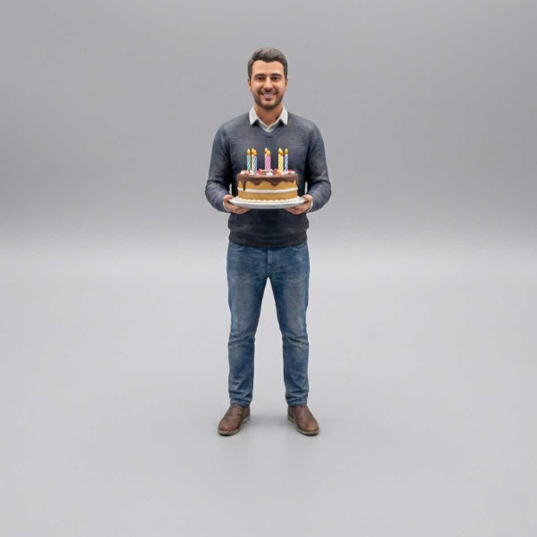 Figura 3D Personalizada desde Tu Foto para Cumpleaños