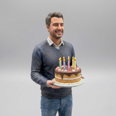 Figura 3D Personalizada desde Tu Foto para Cumpleaños - Réplicas 3D