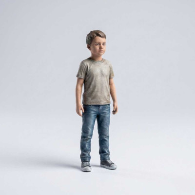 Figura Acción Niño 3D Personalizada Día del Niño - Replicas3D