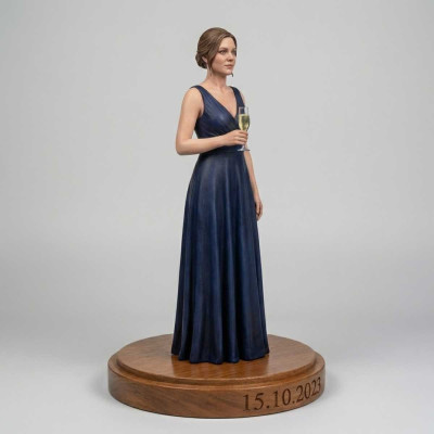 Figura para Jubilación o Despedida, Base Grabada | Replicas3D